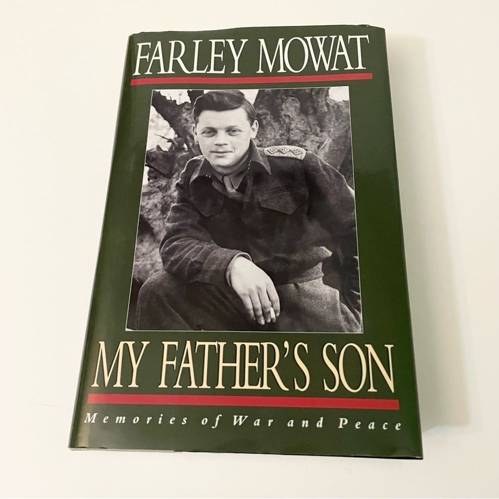 Farley Mowat My Father's Son Hardcover Book SIGNED HCDJ 1992 Canada
